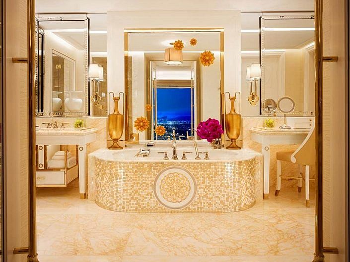 Bathroom of a suite