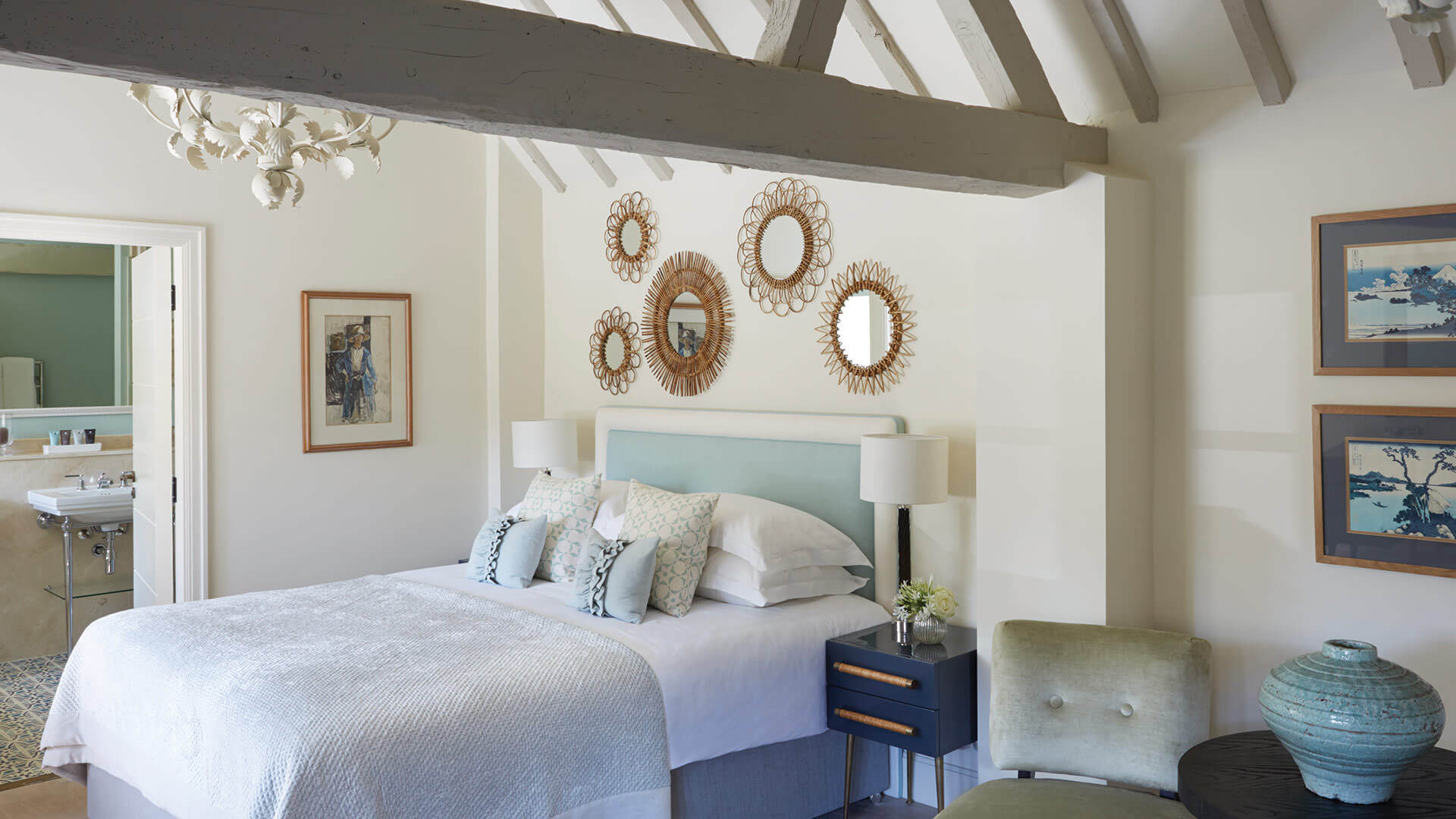 Relax in the bright interiors at Dormy House